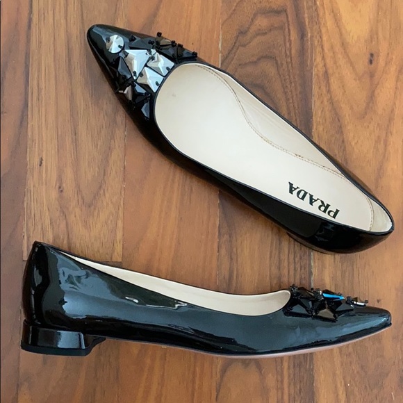 Prada embellished ballet flats - Picture 1 of 14